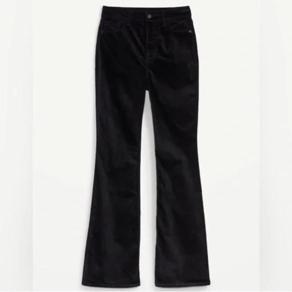 Old Navy  Higher High-Waisted Velvet Flare Pants for Women New - Picture 4 of 4
